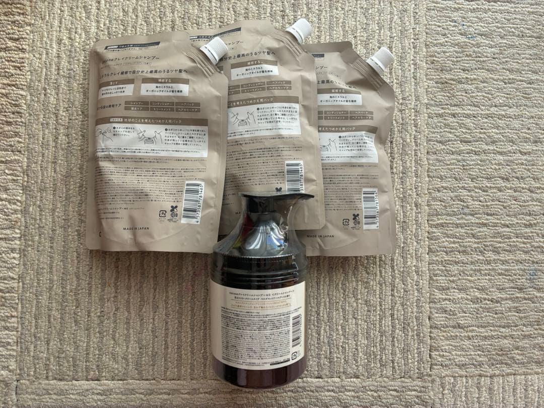 cocone シャンプー 本体➕詰め替え用3個