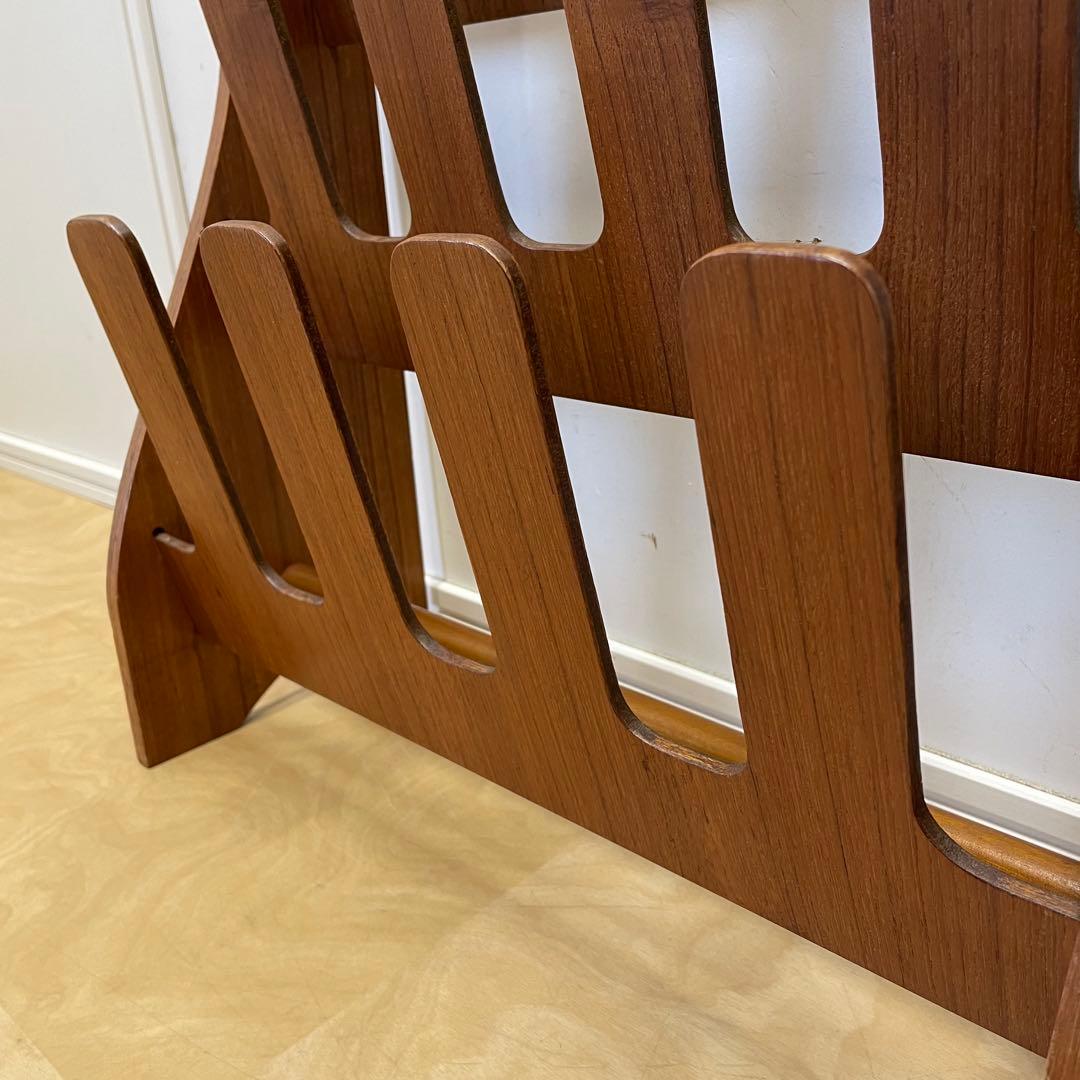 希少 ビンテージ サイトーウッド スリッパラック 6足 チーク材 北欧スタイル