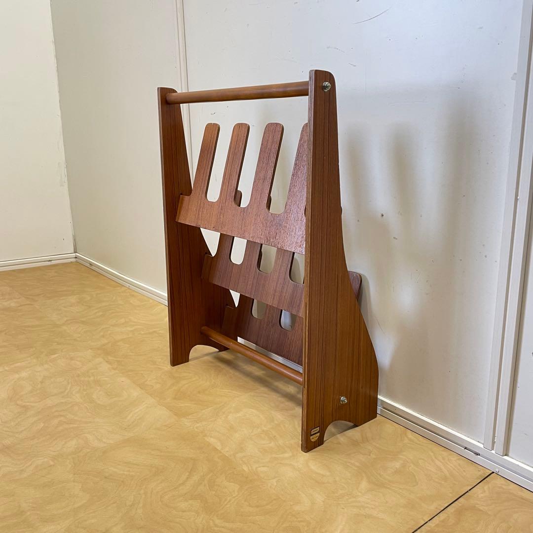 希少 ビンテージ サイトーウッド スリッパラック 6足 チーク材 北欧スタイル