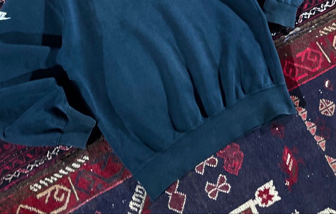 ユ*ウ様 NIKE ナイキ 90's ワッペンロゴ スウェット トレーナー ブラ