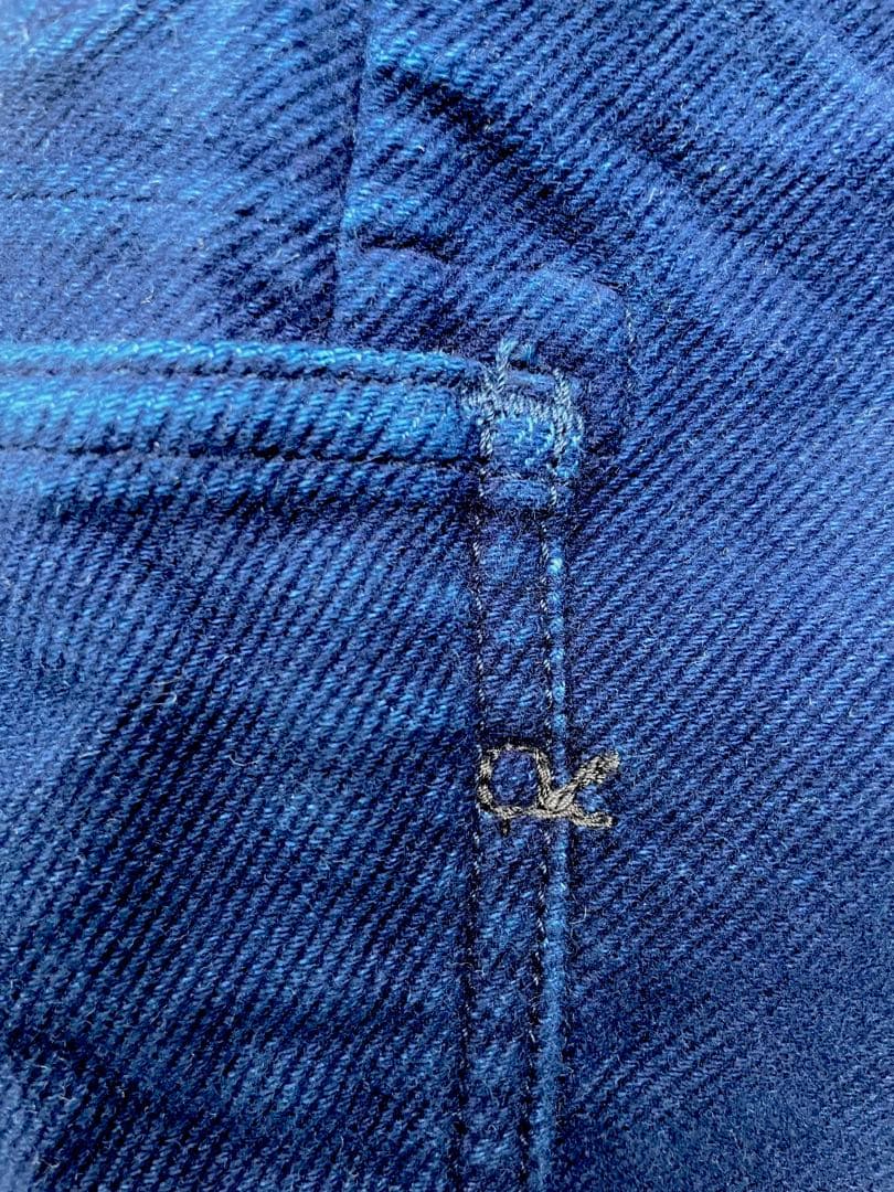 45R モール908ALL インディゴ　カバーオール　ジャケット