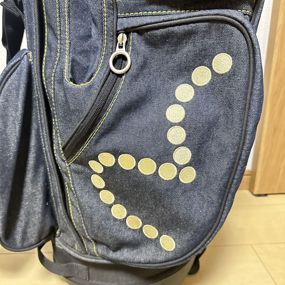 超希少 EVISU エビス スタンド式 キャディバッグ 9.5型 軽量 芝生くん