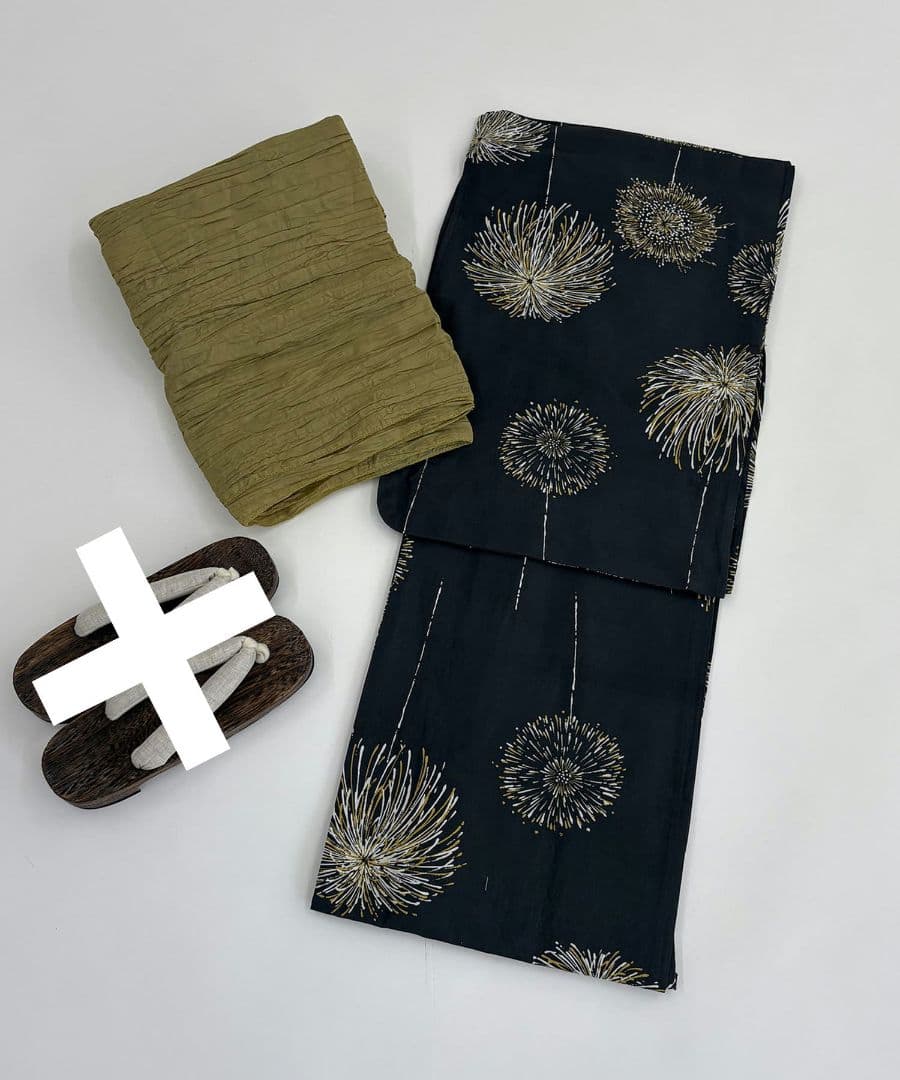 カプリシュレマージュ　浴衣　帯　ブラック