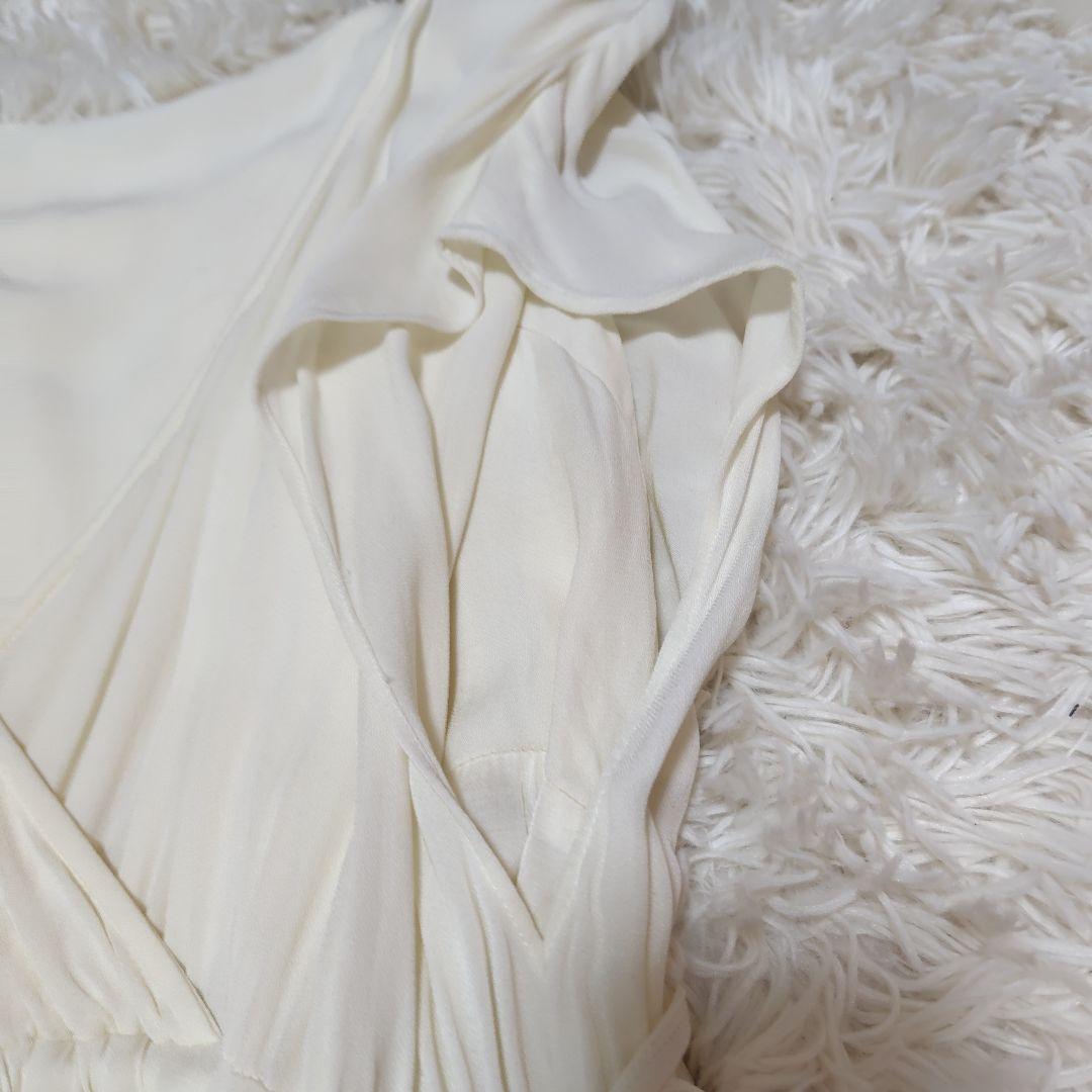 【極美品♡近年モデル】グレースコンチネンタル　カシュクール刺繍ワンピース　F