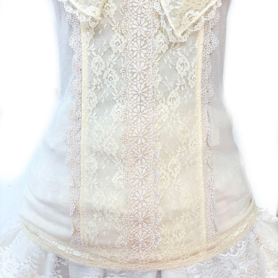 y2k axes femme ビッグリボン キャミ　ウィッシュコア　バレエコア