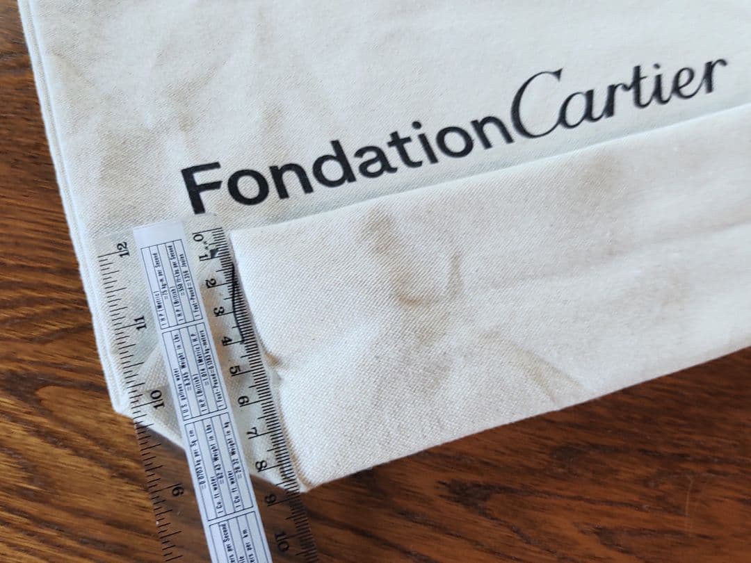 カルティエ現代美術財団　オープニングカタログとトートバッグのセット