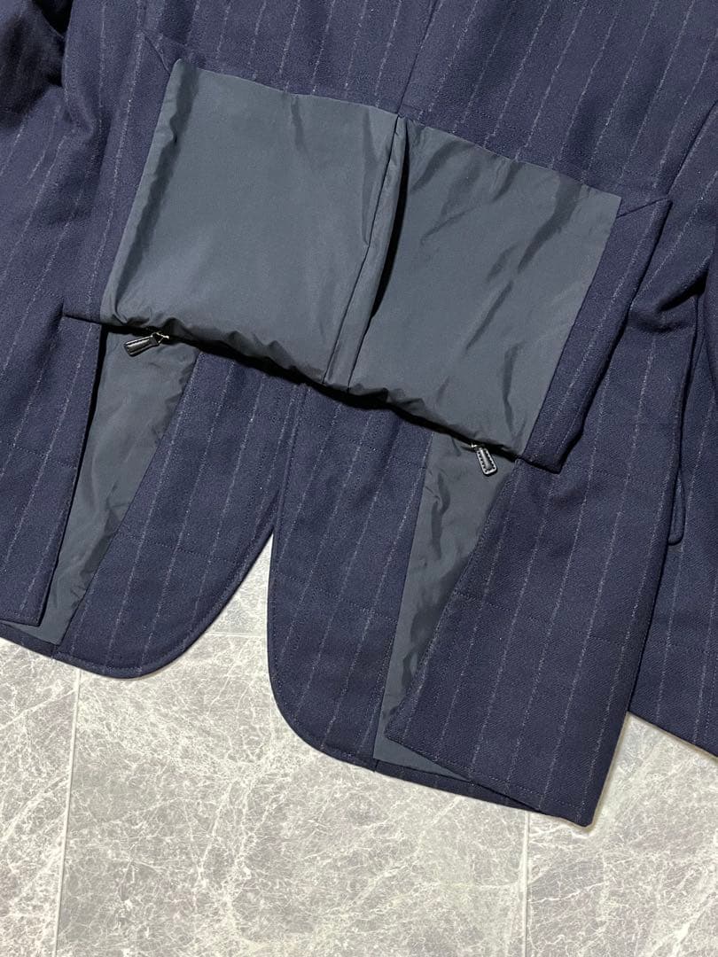 ZEGNA Elements Trofeo ゼニア 防水 カシミヤ レザー 中綿