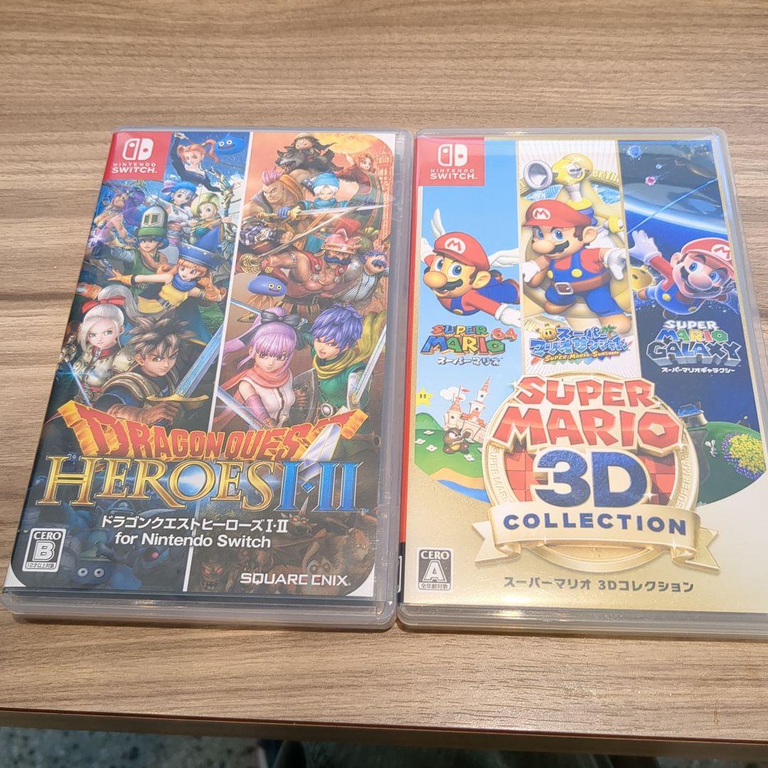 即発送　ドラゴンクエストヒーローズII & スーパーマリオ3Dコレクション