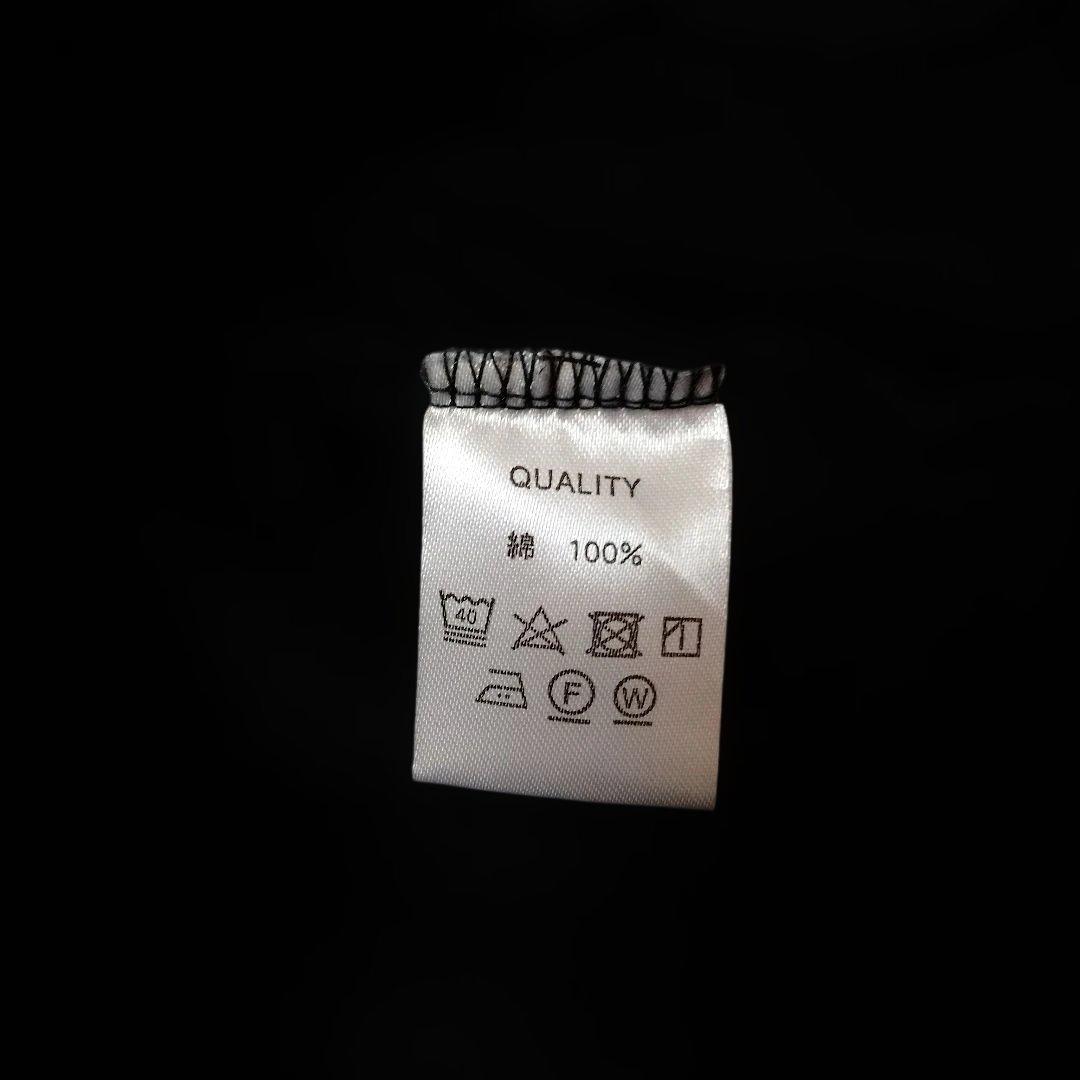 LIN（リン）ラミ＆アール ロゴ総刺繍 ジップパーカー BLACK