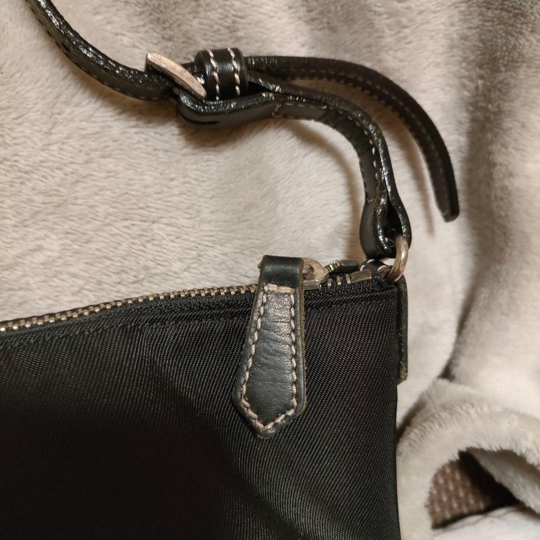 美品 バーバリー ブルーレーベル ハンドバッグ ナイロン ノバチェック ポーチ