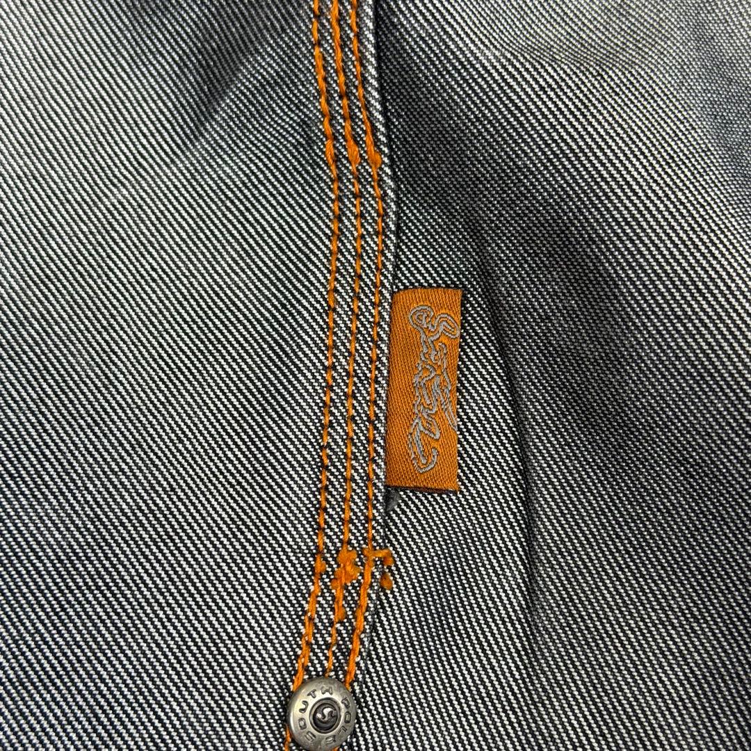 希少 90s SOUTHPOLE オーバーサイズ シルバー デニムジャケット