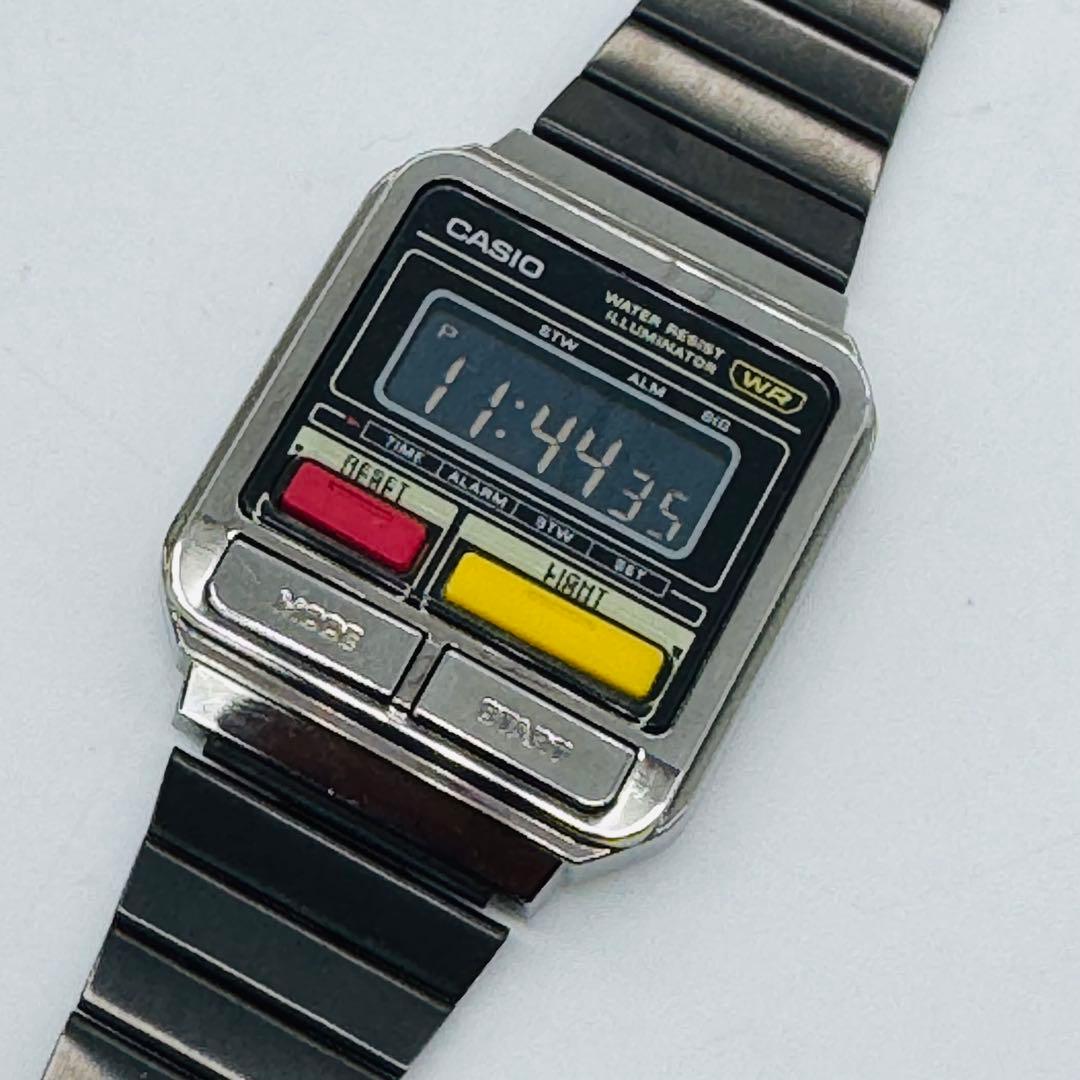 CASIO A120WE チープカシオ　 ガンメタリック【反転液晶】