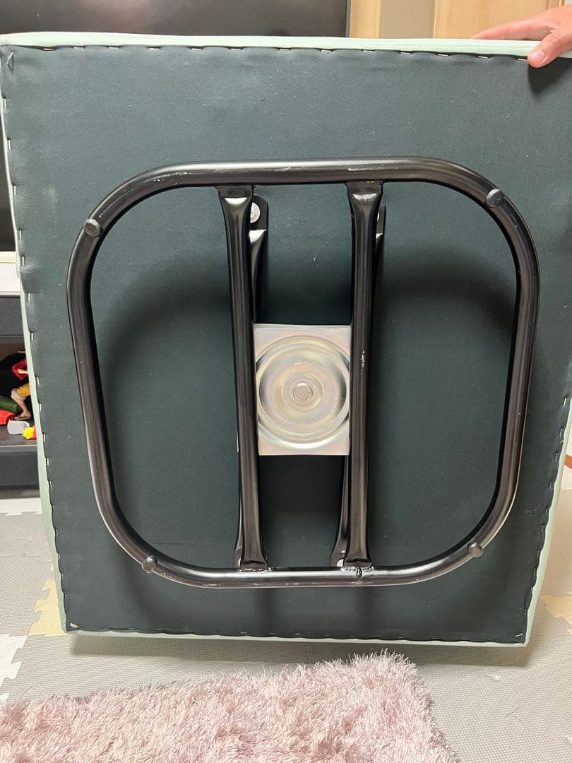 ミントグリーン リクライニング 1人掛け回転ソファ