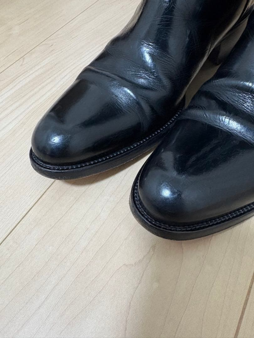 25.5～26㎝★美品SARTORE ジョッキーロングブーツ40 サルトルバック