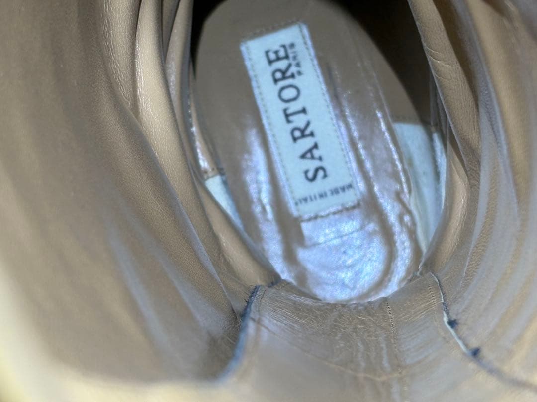 25.5～26㎝★美品SARTORE ジョッキーロングブーツ40 サルトルバック