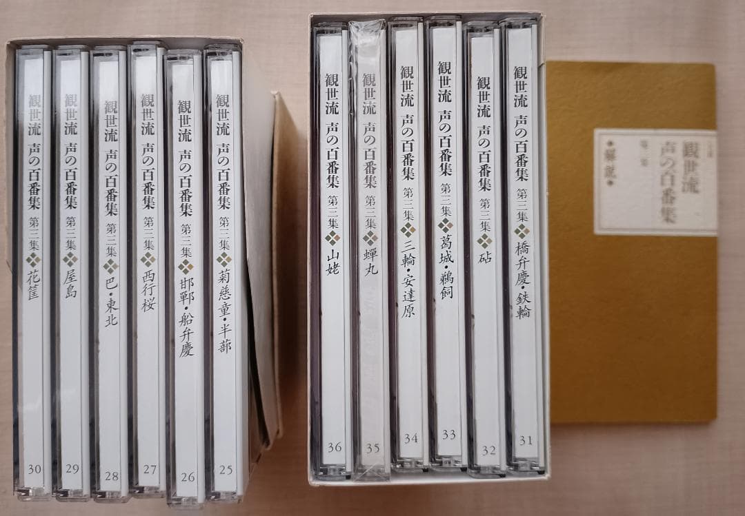 観世流 声の百番集 第三集 CD版