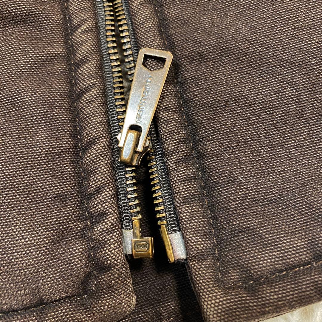 carhartt カーハートV26 ダックボアベスト　ダークブラウン　フェード