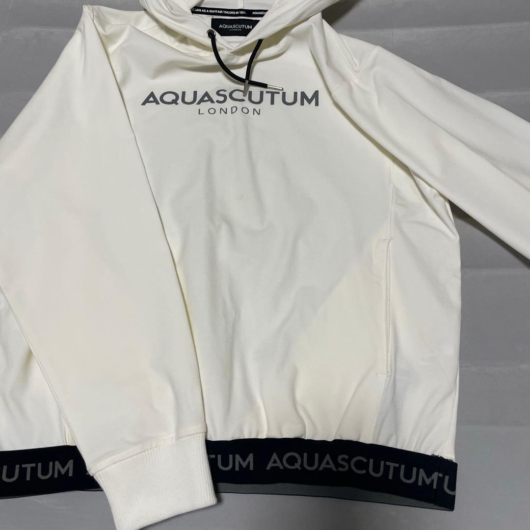 新品 AQUASCUTUM クリーミー　ゴルフウェア　ジョガーセットアップ春夏秋