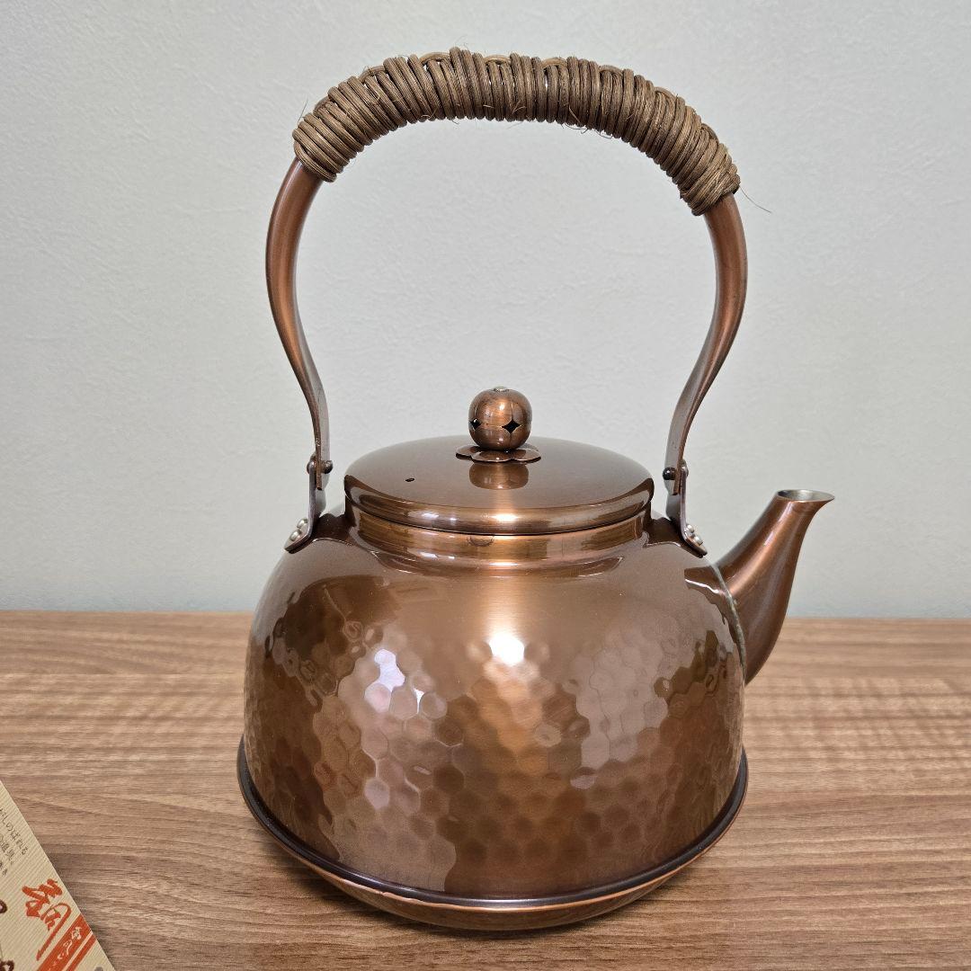 新光金属　純銅　ブロンズ仕上げ　ケトル