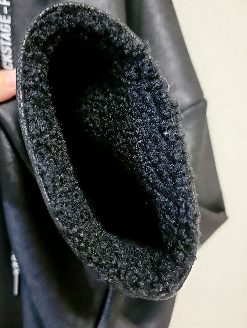 【BACKSTAGE PASS】新品MSG　ビッグシルエット フードボアコート