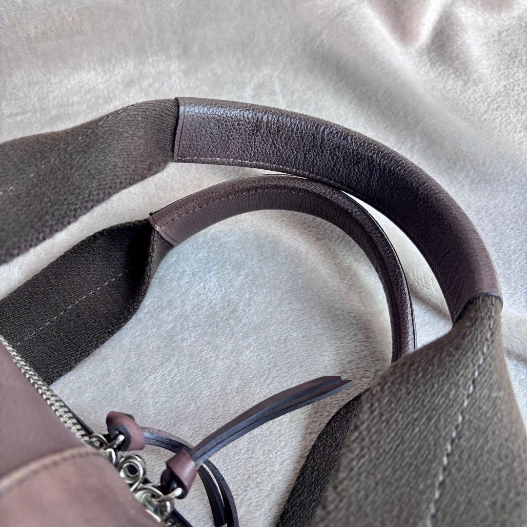 美品　COACH コーチ　ボストンバッグ　ダークブラウン　2way 本革レザー