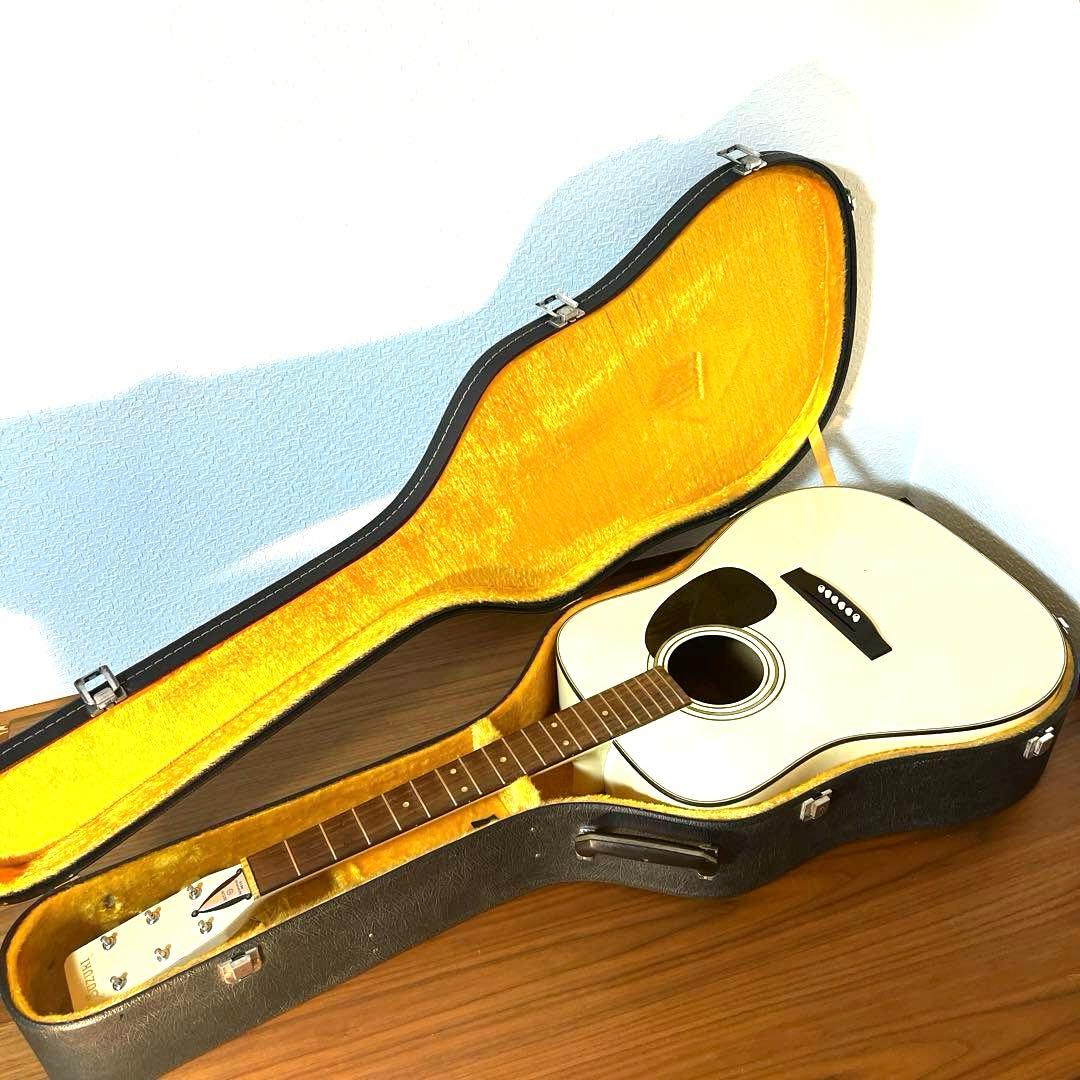 【商品】ヴィンテージ鈴木バイオリン ギター F-150W ホワイト　希少カラー