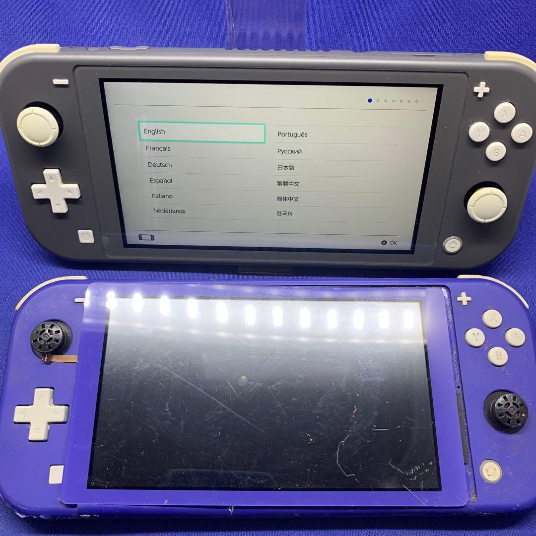 C*t様 任天堂switch Lite 【HDH−001】本体2台セットジャンク