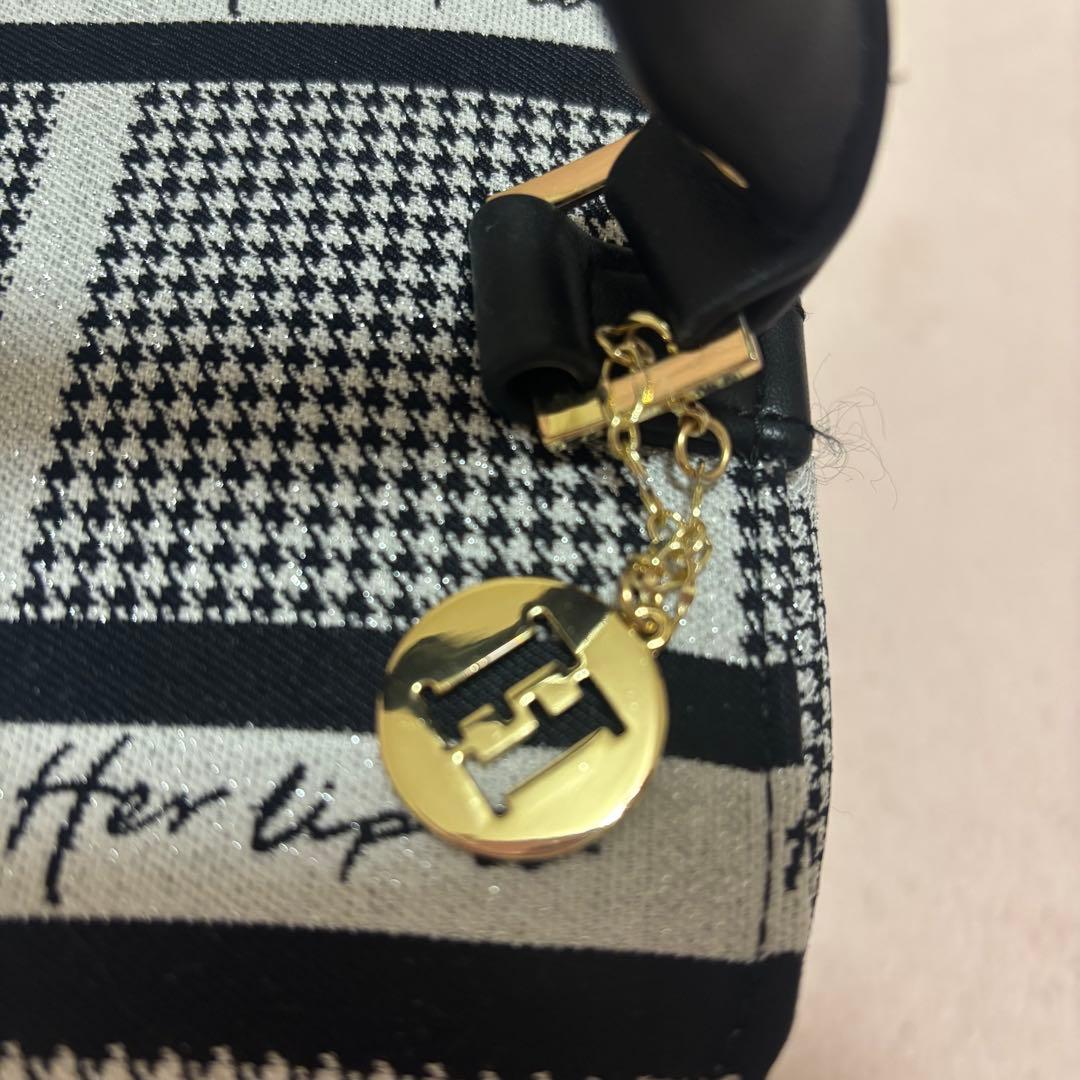 Herlipto Jacquard Vanity Bag バニティバッグ