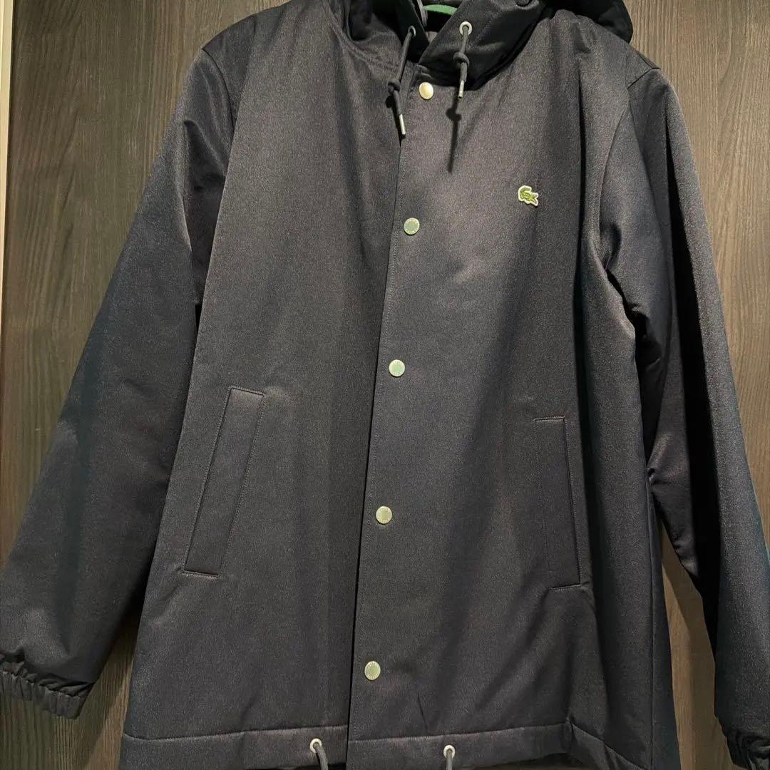 【美品】LACOSTE フード付きコーチジャケット US M