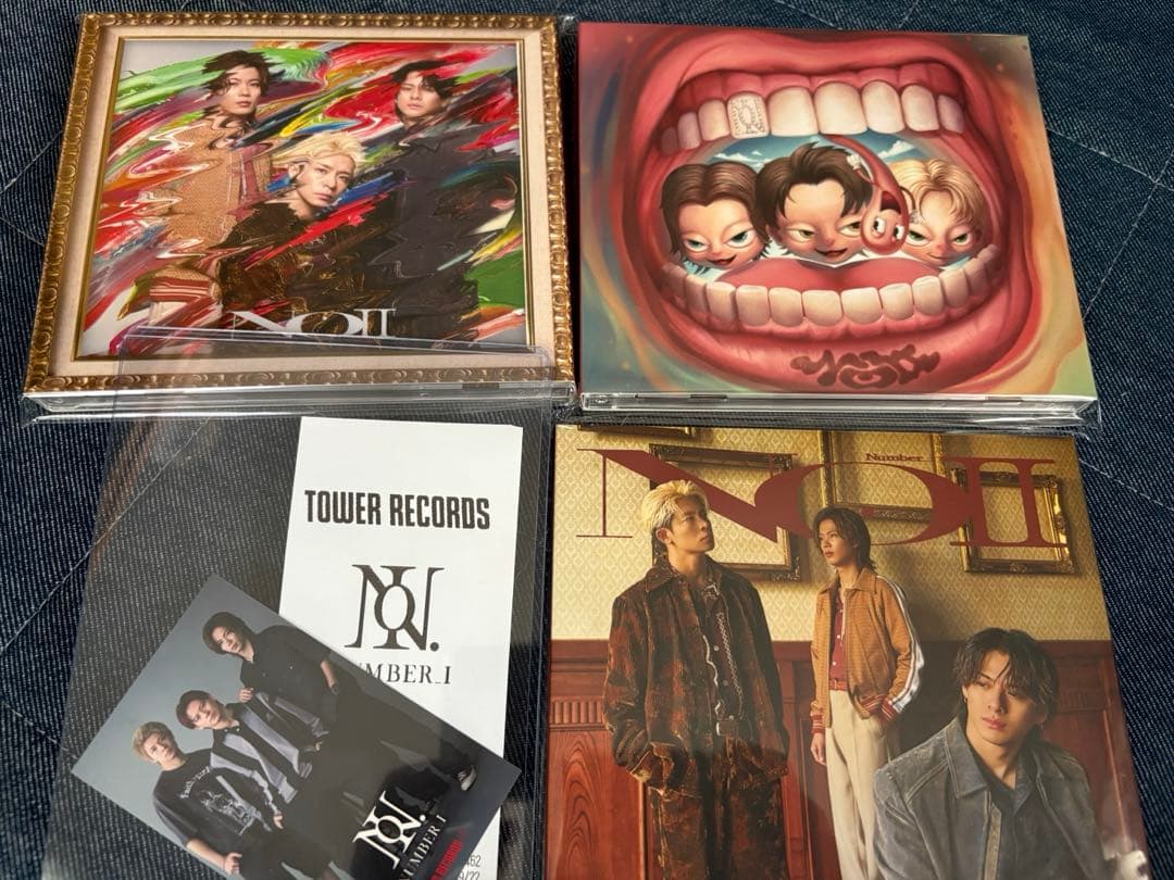 Number_i アルバム No.Ⅱ 初回限定盤A.B、通常盤の3形態