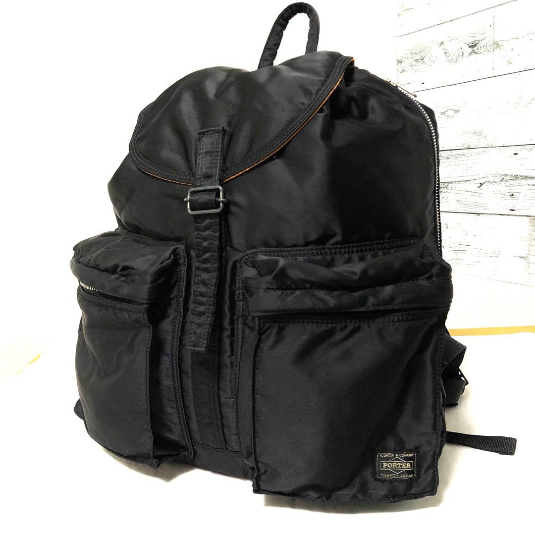 美品✨ポーター タンカー リュック バックパック 大容量 A4可 ブラック