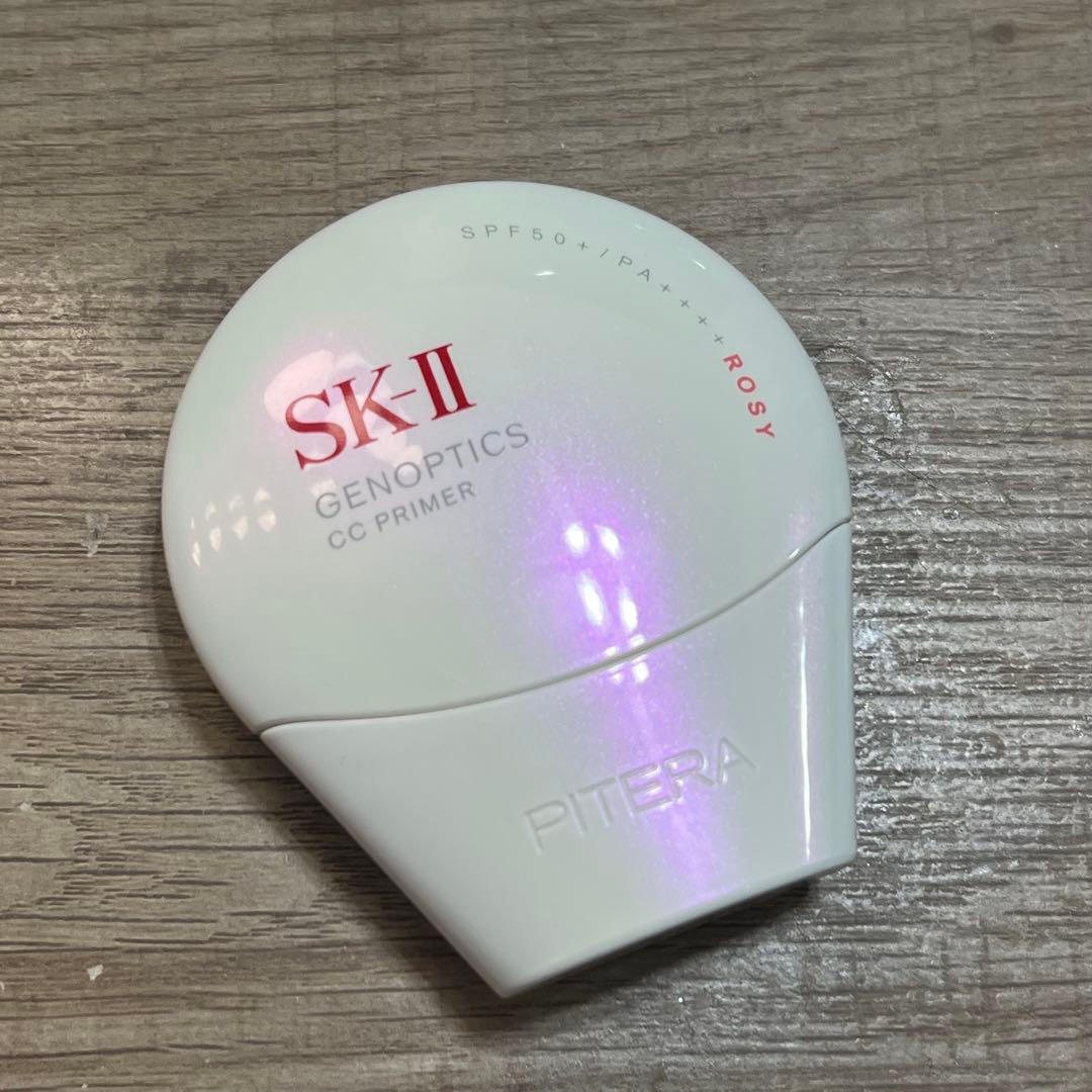 美品 SK-II ジェノプティクスCCプライマー ロージーピンク 30g