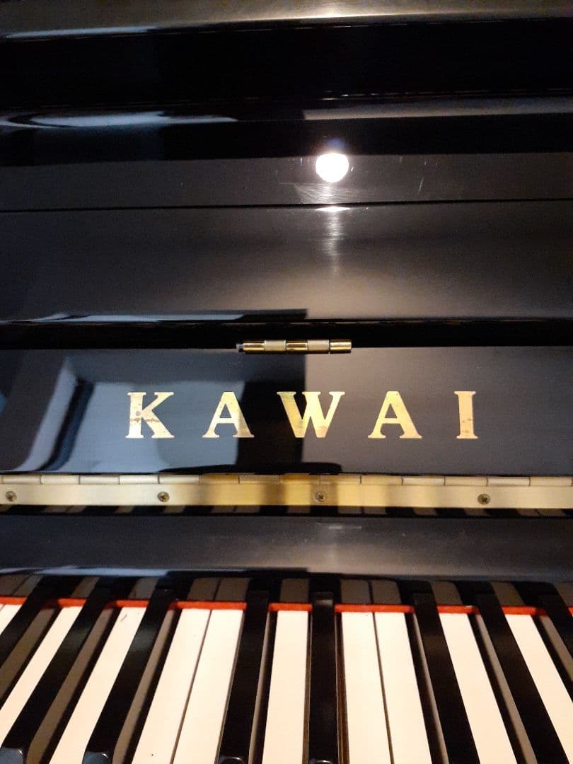 KAWAI LD-55 アップライトピアノ ブラック 高さ調整椅子付き