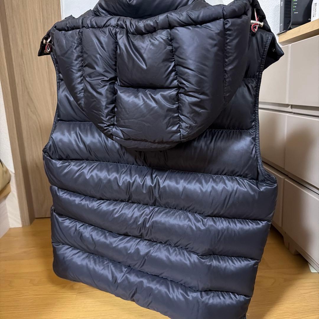 MONCLER モンクレール ダウンベスト サイズ2 ブラック 美品 ほぼ未使用