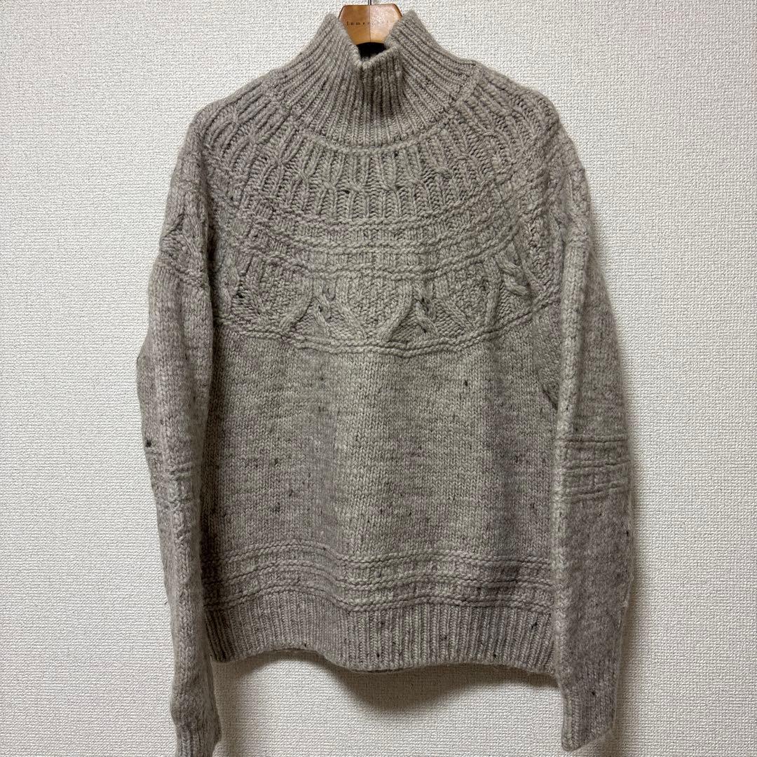 バトナー タートルネック ニットセーター 日本製