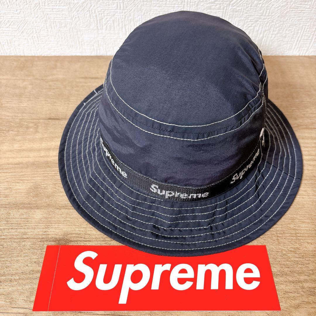 正規品　Supreme バケットハット　帽子 ブラック　黒　ハット