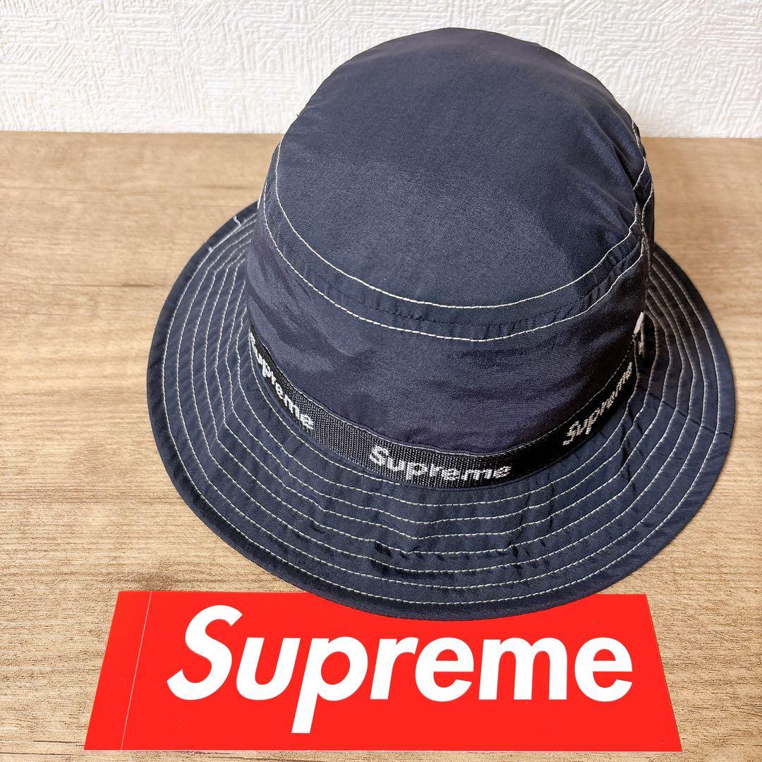 正規品　Supreme バケットハット　帽子 ブラック　黒　ハット