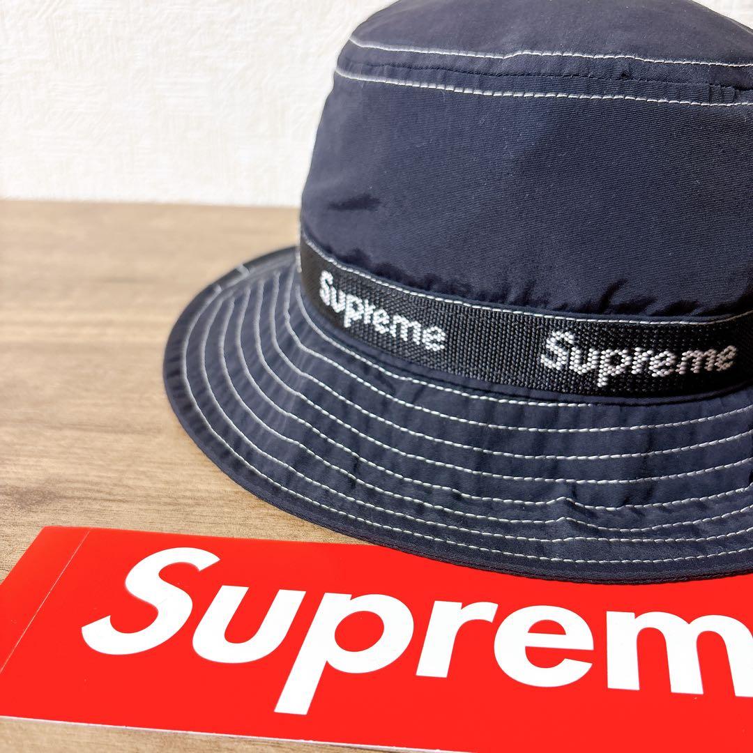 正規品　Supreme バケットハット　帽子 ブラック　黒　ハット