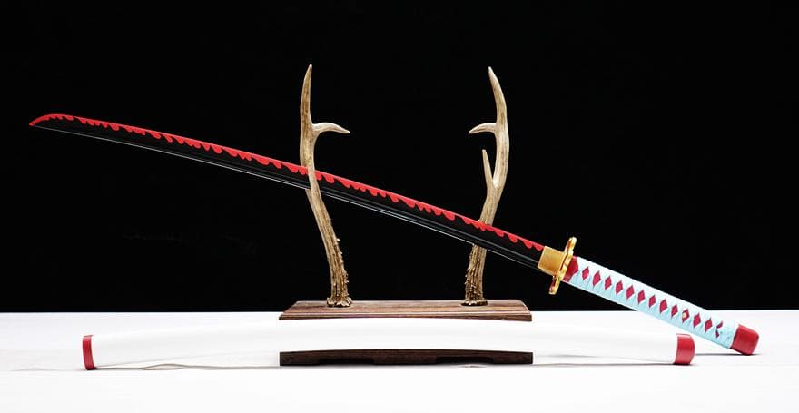 鬼滅シリーズ-甘露寺蜜璃 居合刀 武士道 武蔵 鑑賞用 手鍛造打