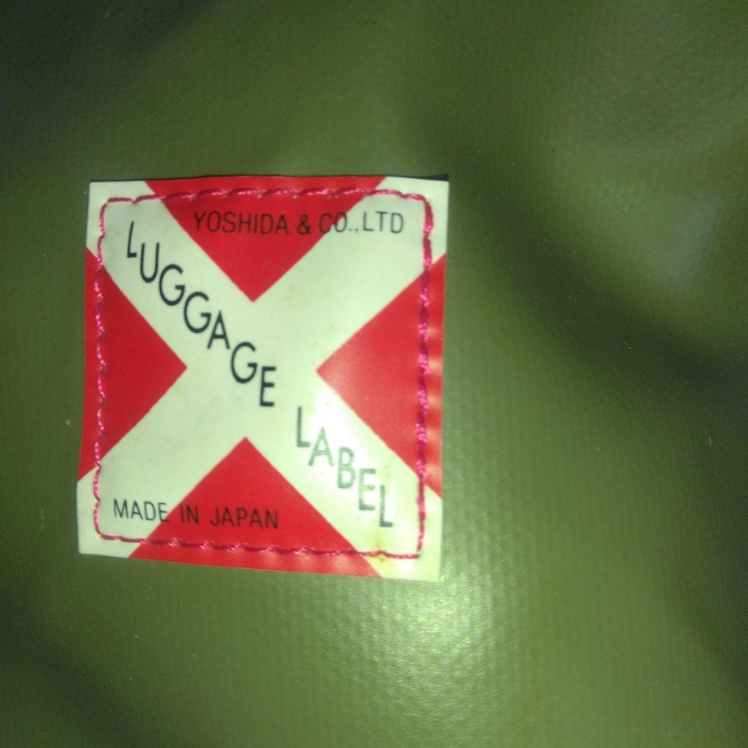 美品　吉田カバン　ラゲッジレーベル　ドラムバッグ　 PORTER　赤バッテン
