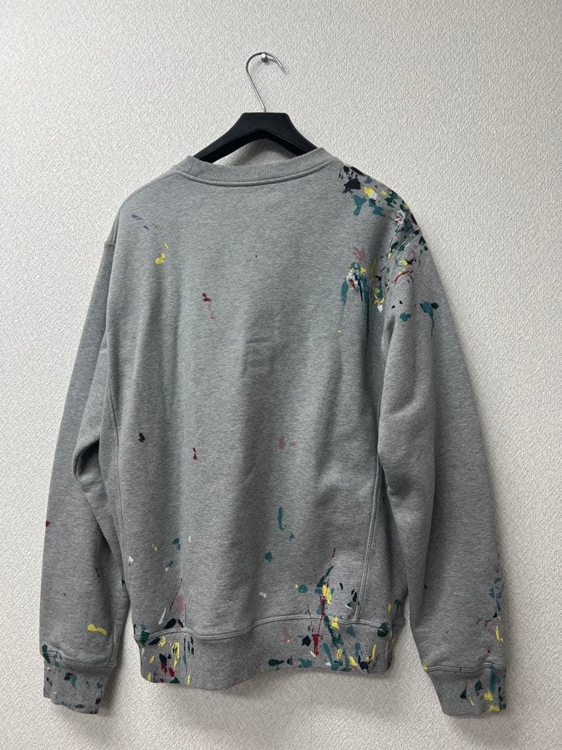 Dior スウェット ペイント 落書き グレー サイズXL
