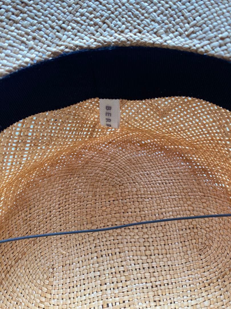 ベルレッタ berretta 麦わら帽子 直径約30cm