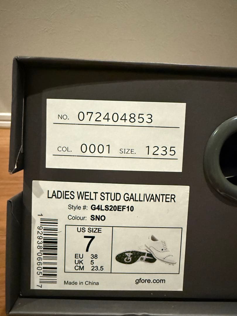 G/FORE スタッズ付きゴルフシューズ 23.5