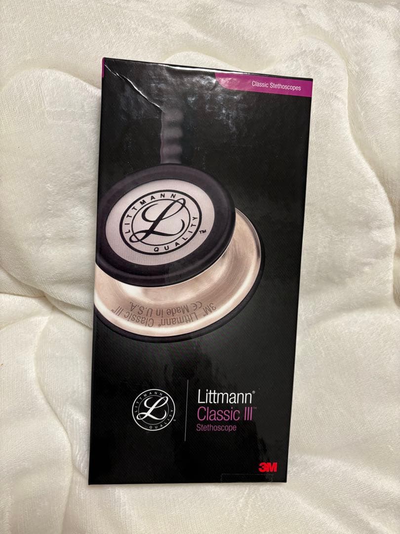 Littmann Classic III 聴診器 赤色 27インチ