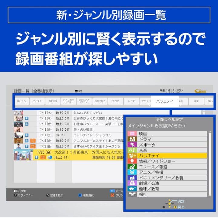 パナソニック DIGA DMR-2W102 BDレコーダー 1TB 美品