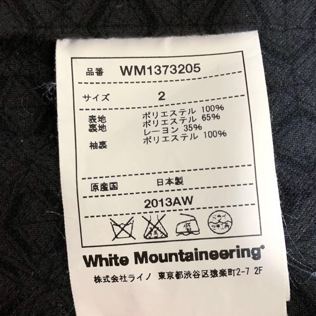 【名作】ホワイトマウンテニアリング ウェザーマイクロピーチ モッズコート