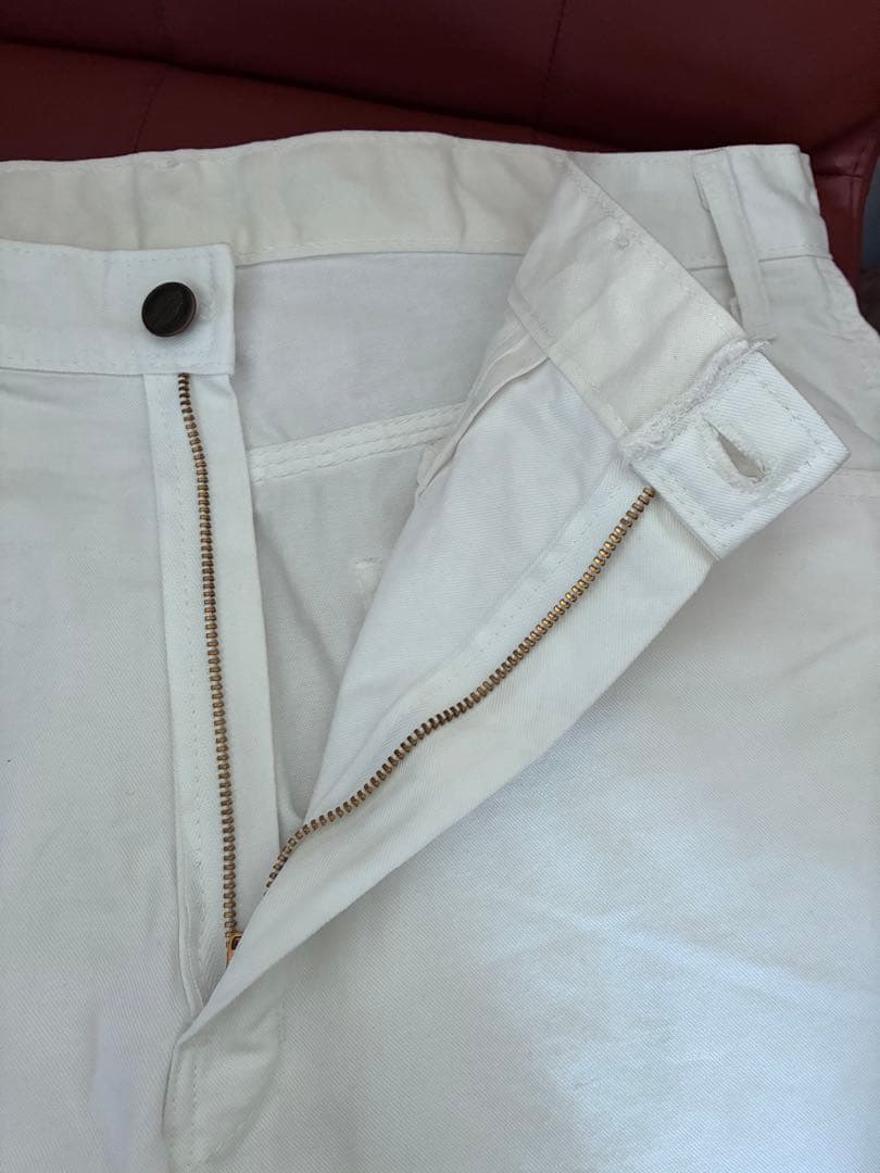 Dickies ペインターパンツ　ワークパンツ　ホワイト　ストレート