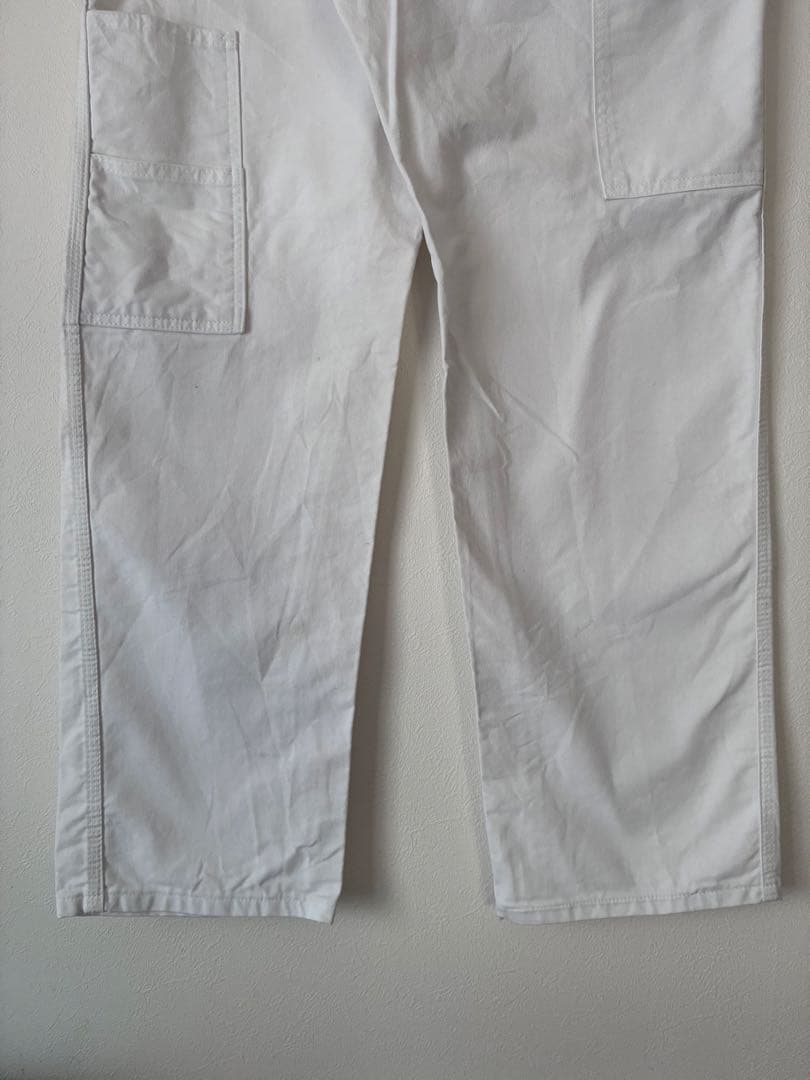 Dickies ペインターパンツ　ワークパンツ　ホワイト　ストレート