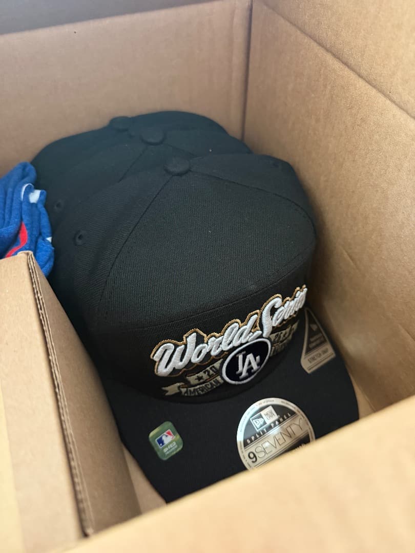 LAドジャース　2025ナショナルリーグ優勝キャップ　ロッカールーム　USA限定