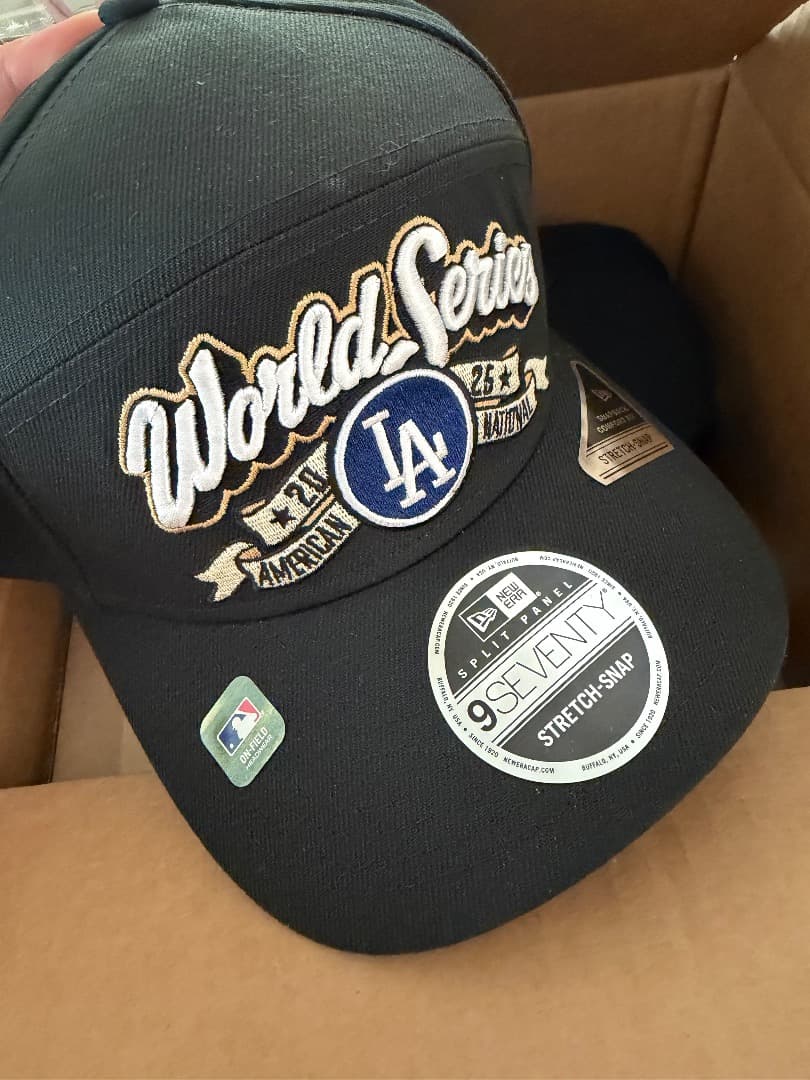 LAドジャース　2025ナショナルリーグ優勝キャップ　ロッカールーム　USA限定